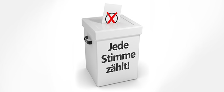 730x300 - Wahlurne - Jede Stimme zählt