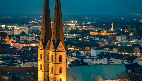 Bielefeld Marienkirche Stadtansich