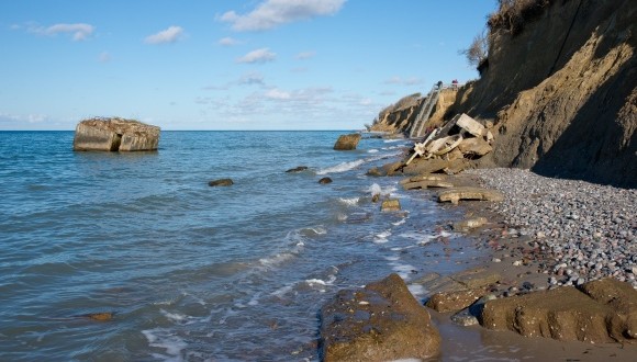Küstenlandschaft verfallener Betonbunker Wustrow Darß