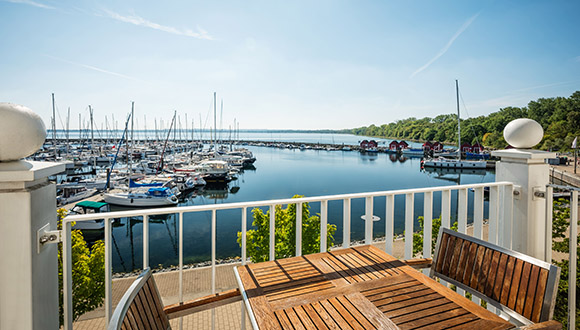 Lindner Boltenhagen Lindner Balkon-Aussicht auf den Hafen