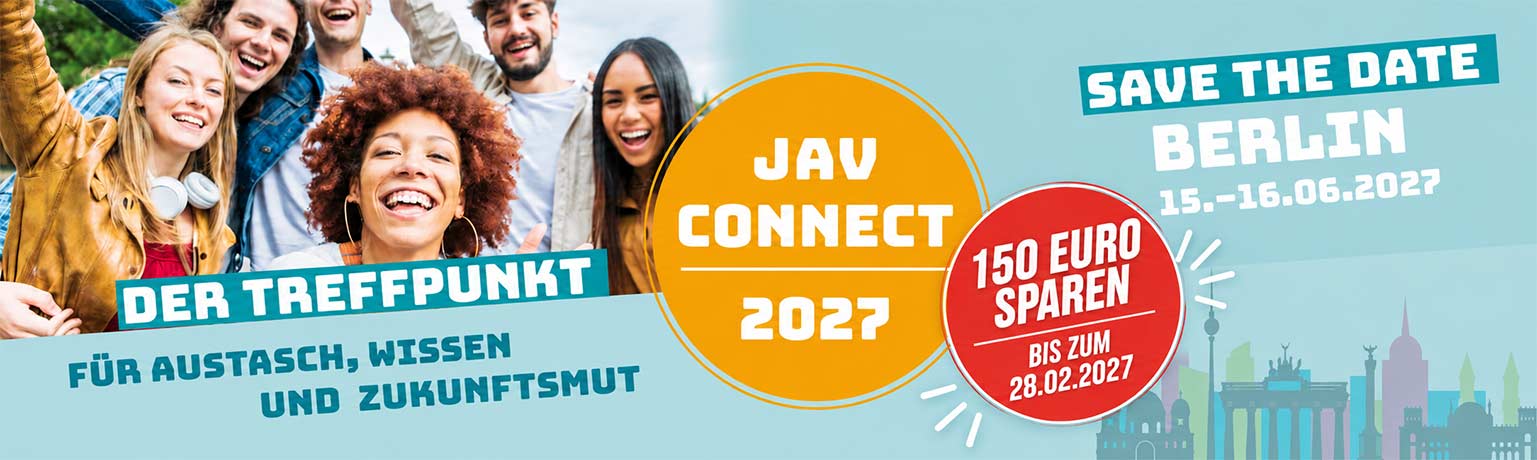 JAV-Campus - Kongress für JAV-Mitglieder - bis zu 150 Euro sparen