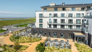 Außenansicht des Hotels Küstenperle in Büsum