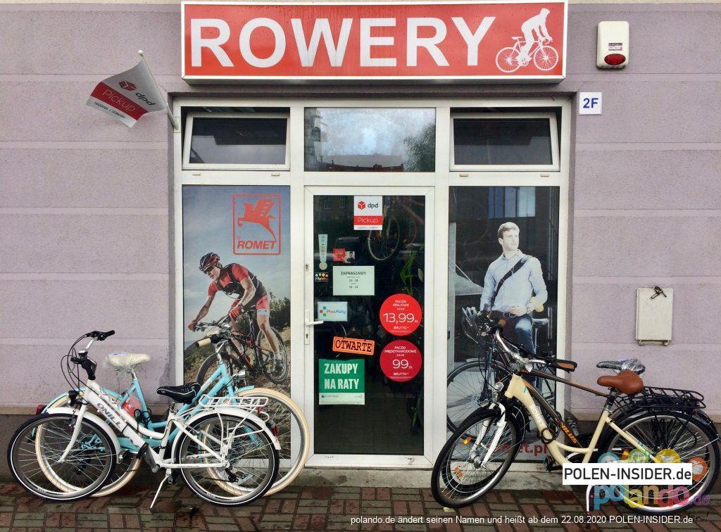 Fahrradladen In Slubice Was Fur Eine Fahrt Verkauf Fahrradwerkstatt