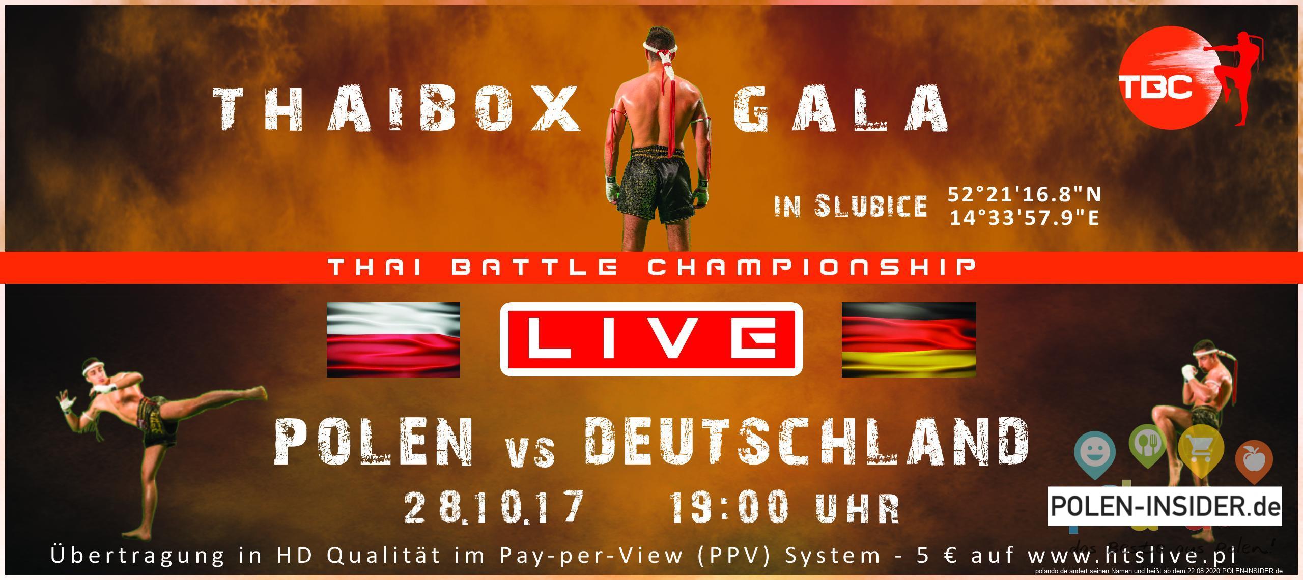 Die erste internationale Thaibox Gala in Slubice