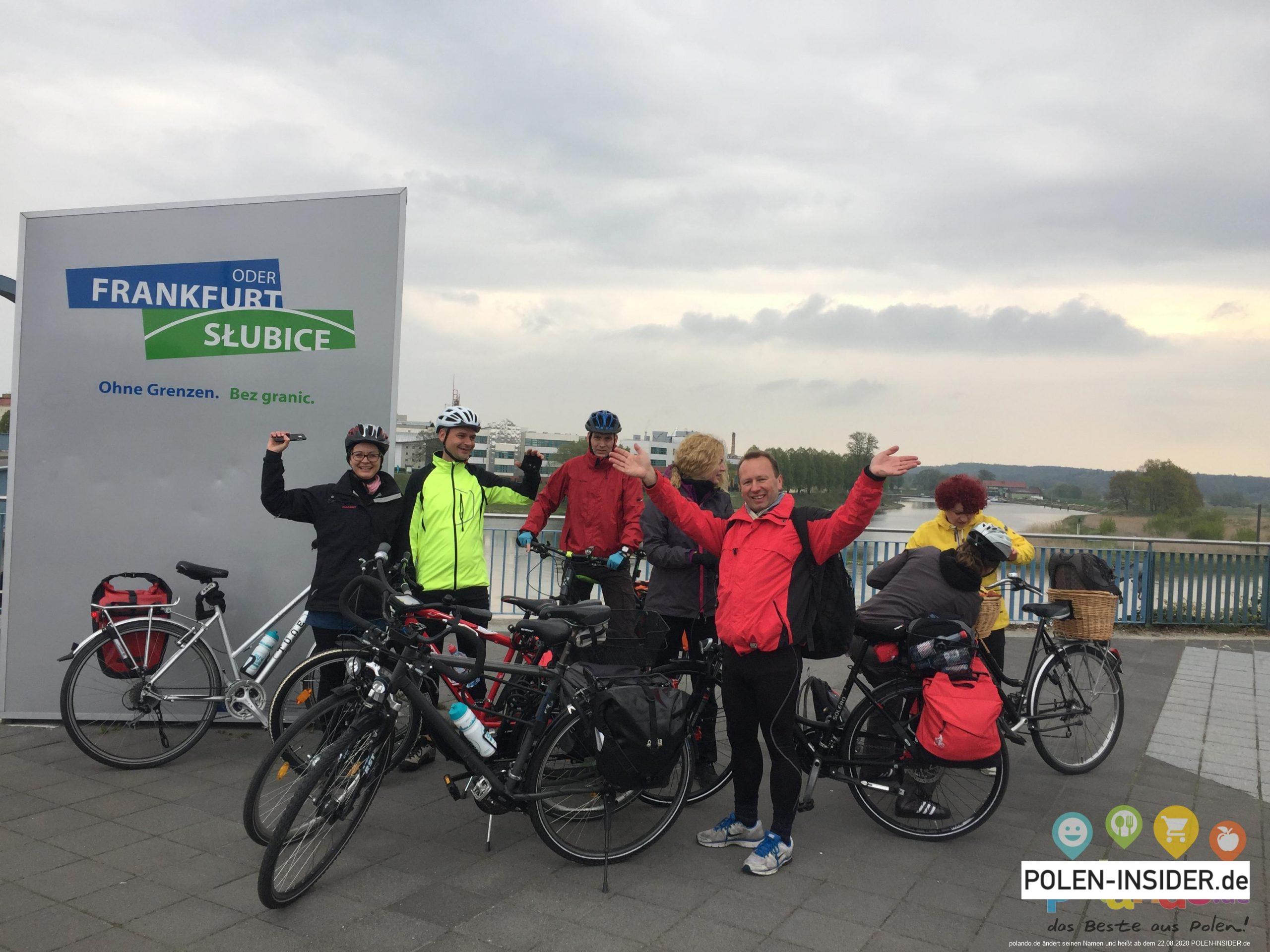 Die Fahrradtour entlang der Grenzflüsse Oder und Neiße