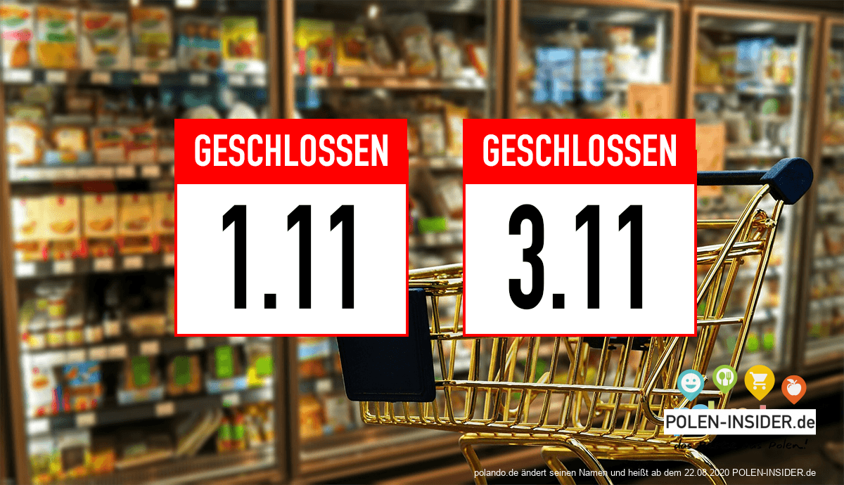 Einkaufskalender in Polen für die kommenden Tage