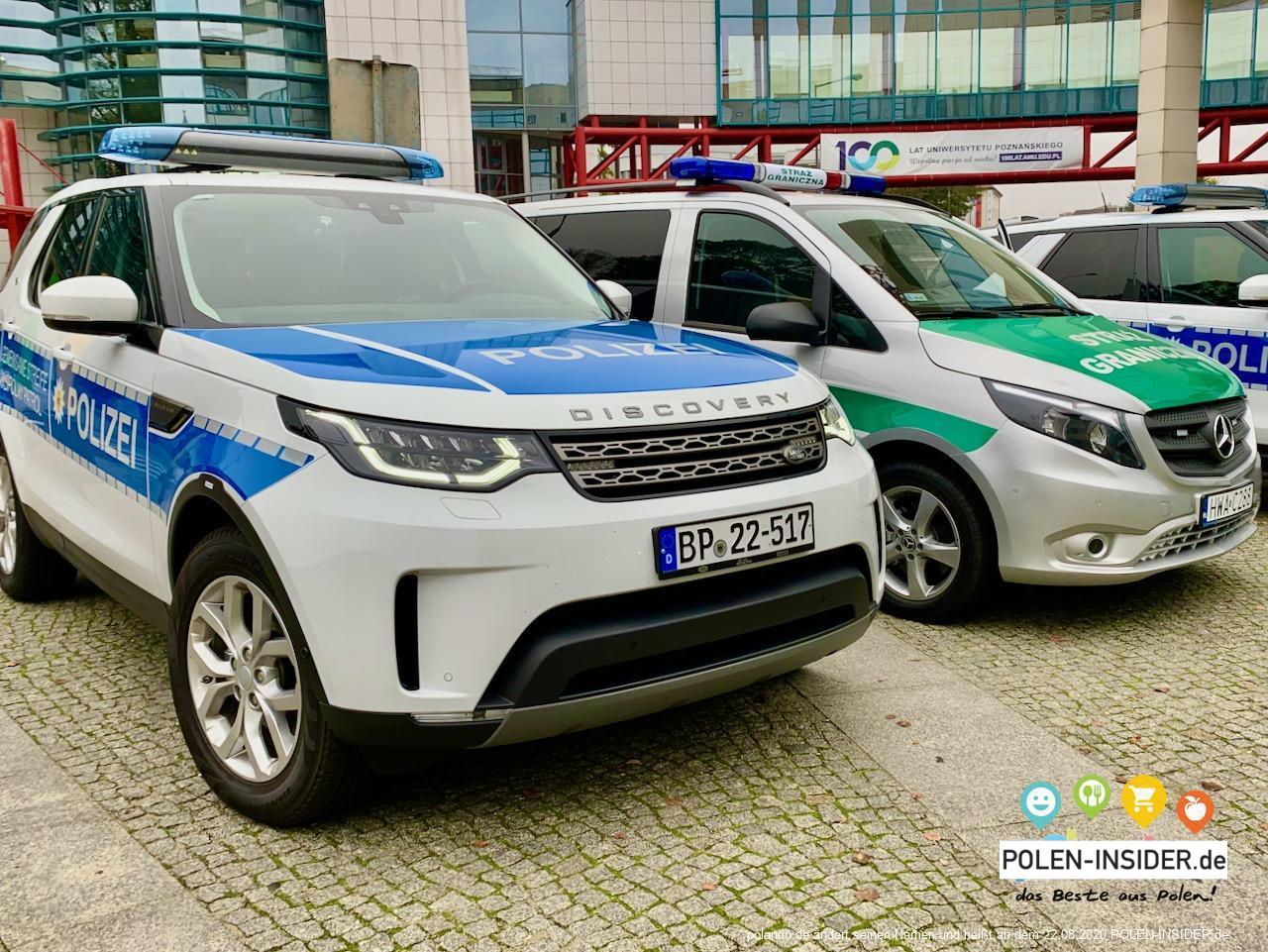 Sechs neue Streifenfahrzeuge für den Deutsch-Polnischen Grenzschutz