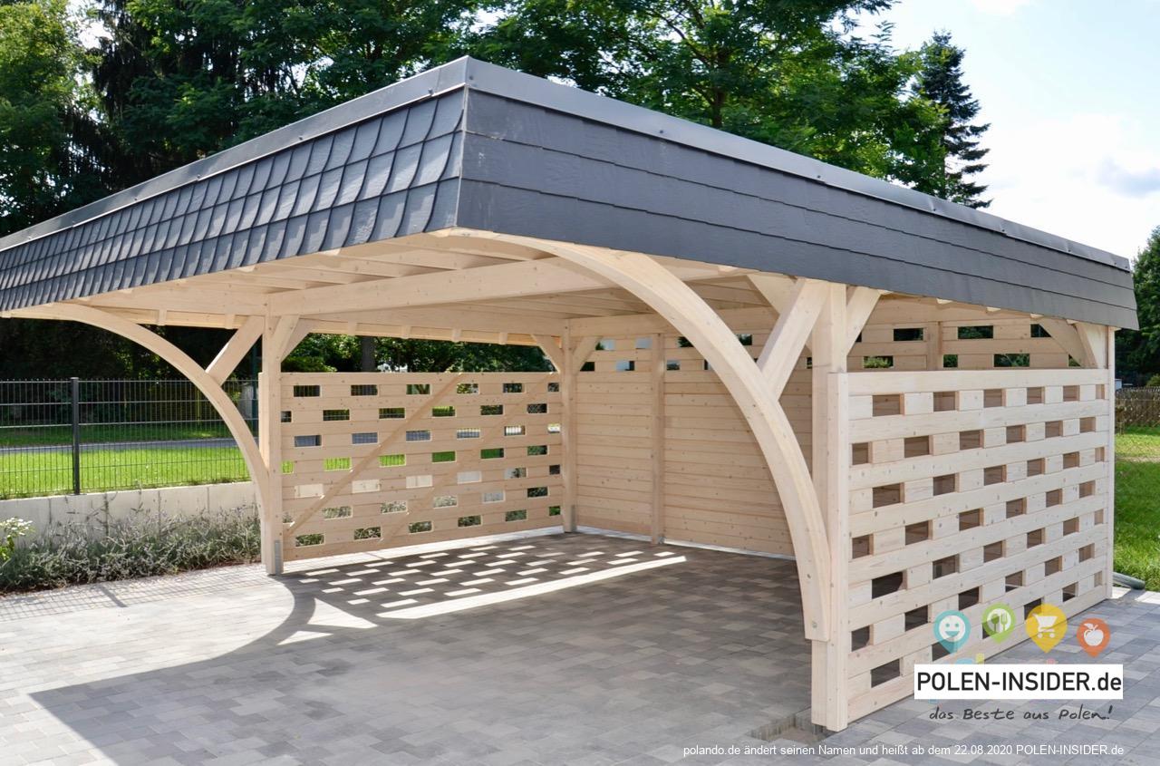 Holzhauser Carports Und Garteneinrichtung Aus Polen