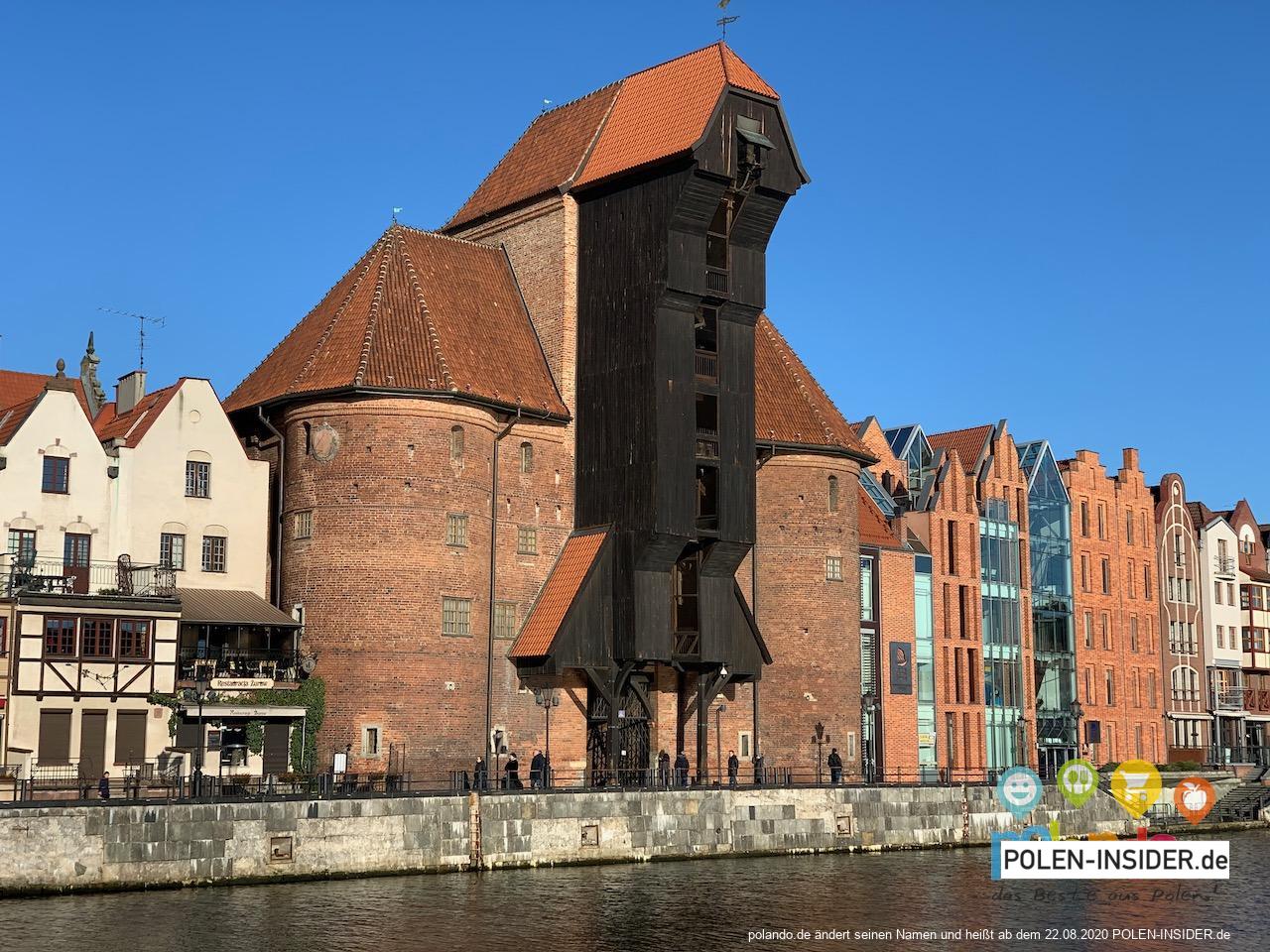 Das Krantor in Gdańsk (Danzig) – der größte Kran dieser Art in Europa