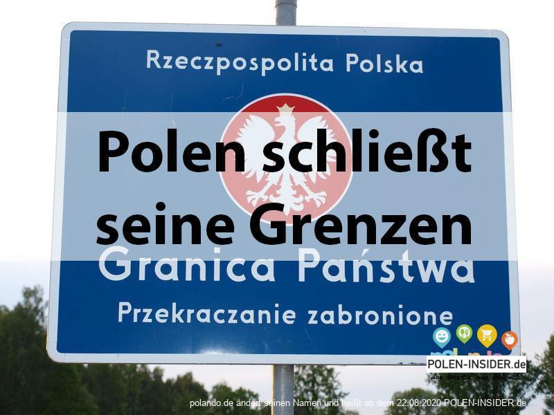 Polen schließt seine Grenzen wegen des Coronavirus