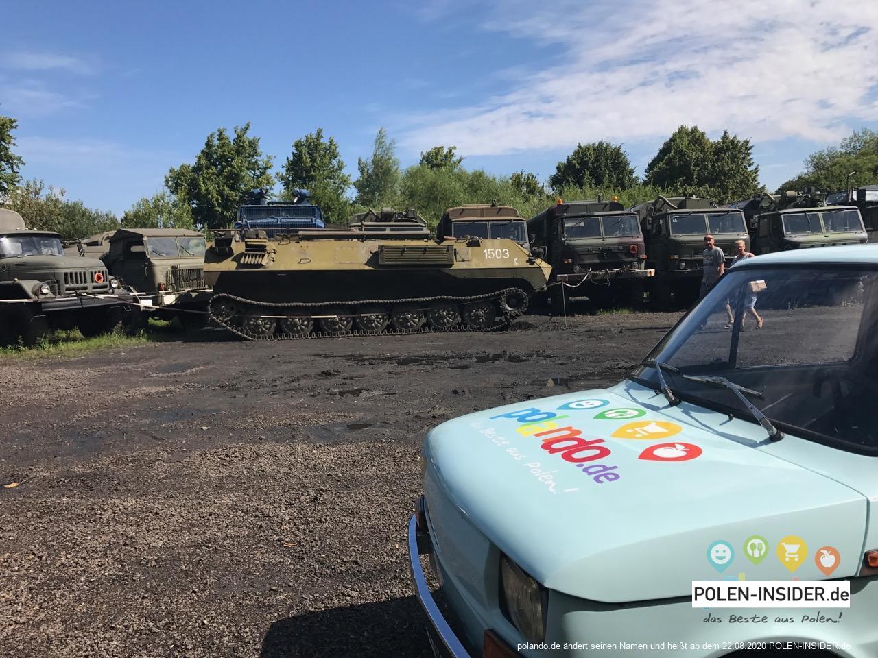 Kolberg: mit einem Panzer unterwegs