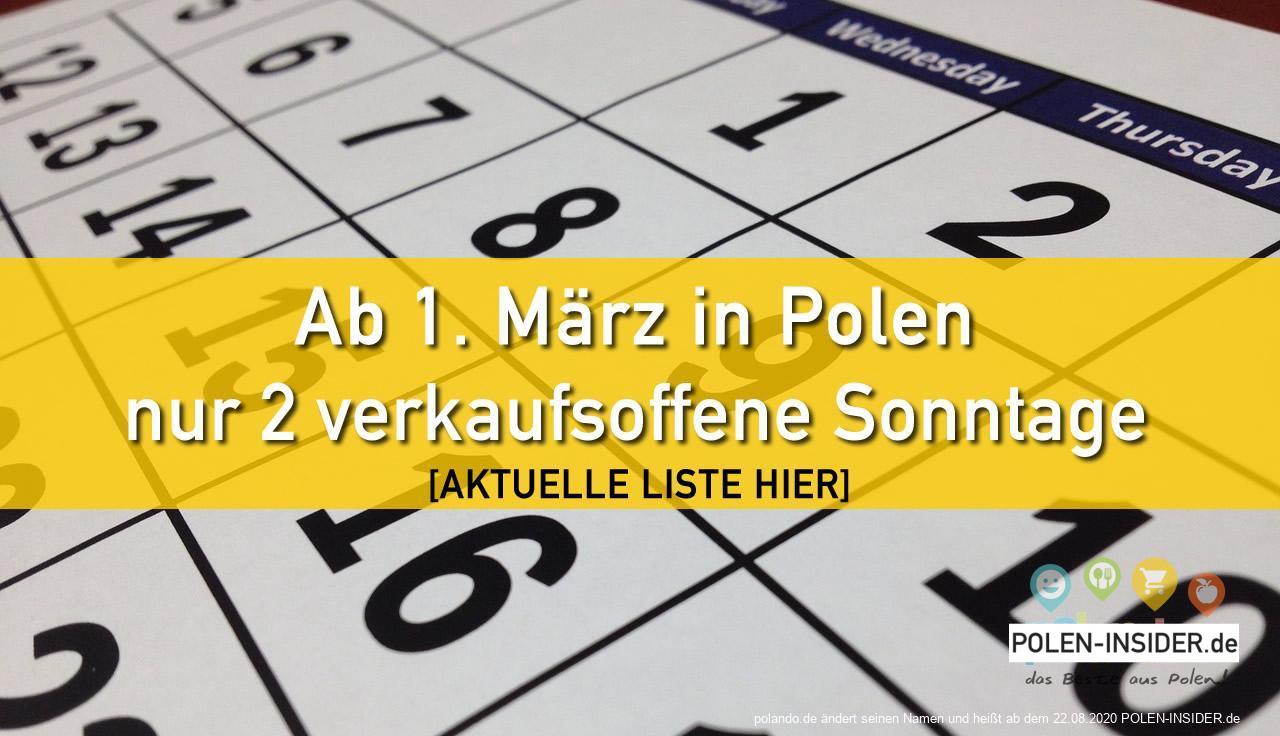 Wann Am Besten In Polen Nicht Einkaufen Freie Sonntage Und Feiertage 2018