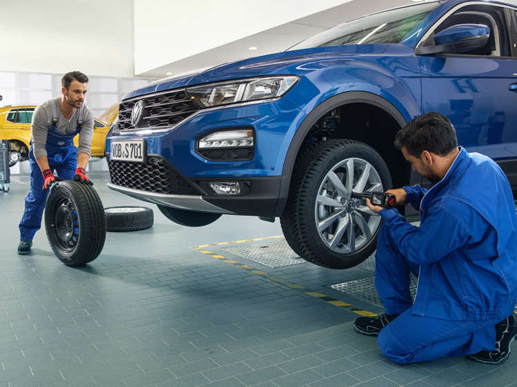Volkswagen Bandenwissel bij Pon Dealer