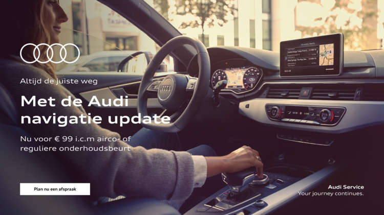 Audi Navigatie Upfdate - Voorjaarsacties 2021