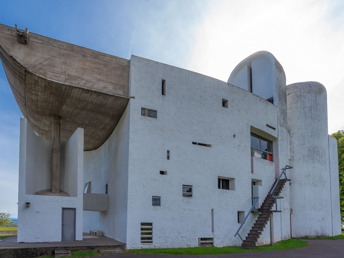 Kaplica Notre Dame du Haut w Ronchamp. Wyjątkowa