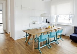 aranżacja wnętrz, jasne mieszkanie, skandynawski styl