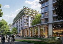 NOHO One w Warszawie - wstępna wizualizacja.