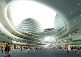 projekt, pekin, zaha hadid, publiczne, centrum handlowe, chiny