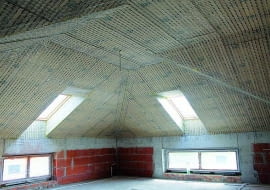 siatka tynkarska, poddasze, tynkowanie