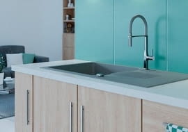 Marka Laveo wprowadziła trzy wyjątkowo gorące nowości. Zlewozmywaki granitowe GRENADA i BARBADOS oraz serię produktów POLLA