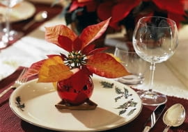 Boże Narodzenie. Oprawa wigilijnego stołu.