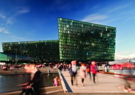 Zwycięzca w roku 2013 - Sala koncertowa Harpa - Henning Larsen Architects i Studio Olafur Eliasson