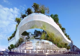 Mille arbres, czyli Tysiąc drzew efekt współpracy Sou Fujimoto i francuskiej pracowni OXO Architectes. To projekt nowoczesnej architektury, która powstaje w odległej XVII dzielnicy Paryża. Praca zwyciężyła w konkursie "Réinventer Paris", który ma za zadanie zmienić oblicze mniej prestiżowych dzielnic francuskiej metropolii. Praca zachwyciła jury nowatorskim podejściem do natury w mieście.