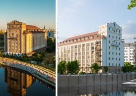 Inwestycja  „Elewator. Mieszkania i Lofty” we Wrocławiu. Przed i po