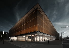 Łódzkie Akademickie Centrum Sportowo-Dydaktyczne - wizualizacja.