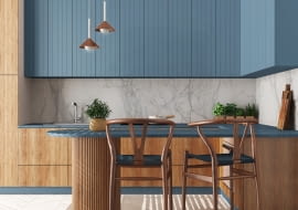 Ściana w kuchni - pomysły na wykończenie