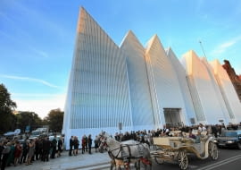 PRZEGLAD ROKU WRZESIEN 05.09.2014 Szczecin . Otwarcie nowej Filharmonii im. Mieczyslawa Karlowicza . Fot. Cezary Aszkielowicz / Agencja Gazeta SLOWA KLUCZOWE: filharmonia szczecinska otwarcie /FR/