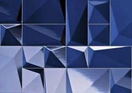 Płytki: efekt 3D. BERLIN, ścienna, 14,8 x 14,8 cm, 29,8 x 14,8 cm, 29,8 x 29,8 cm, Tubądzin, wzór