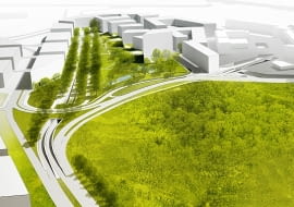 Tak ma wyglądać okolica Okęcia według architektów z pracowni JEMS