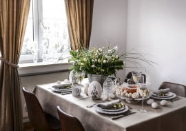 Wielkanocna aranżacja stołu