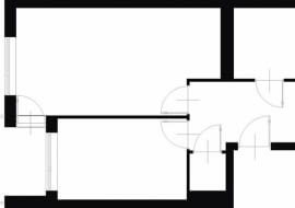 Projektowanie wnętrz. 43,6 m kw. dwupokojowe dla 3 osób.