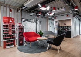 Biuro Coca Cola HBC. Proj. BIT CREATIVE