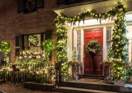 Ozdoby świąteczne na zewnątrz