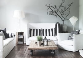 dom w szkole, dom w skandynawskim stylu