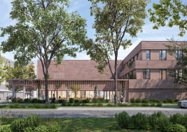 Nowa szkoła przy ul. Konstruktorskiej w Warszawie. Proj. WWAA