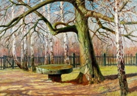 Józef Rapacki, Wiosna, 90 x 120 cm, olej na płótnie, 110 000 zł