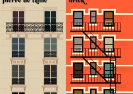 Książka 'Paris vs New York, a tally of two cities' ukaże się 2 listopada.