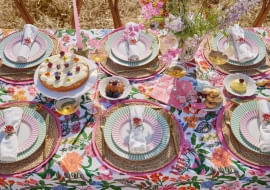 Wzorzysta zastawa stołowa - wiosenne inspiracje