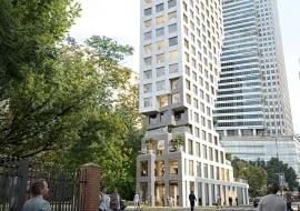 Wieżowiec Twarda 7 w Warszawie. Proj. JSK Architekci