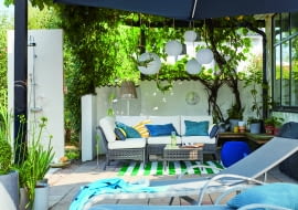 Aranżacja miejsca wypoczynku w ogrodzie