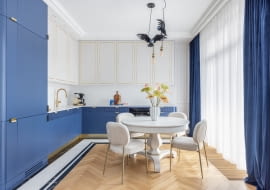 Paryski szyk w centrum Warszawy - mieszkanie projektu WZ Studio