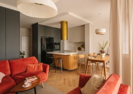 120-metrowe mieszkanie na warszawskich Bielanach - projekt pracowni To Be Design