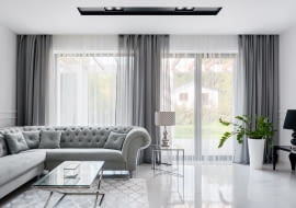 Eleganckie zasłony do salonu