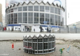 Zupagrafika, warszawskie bloki, wycinanki, rotunda, blok wschodni