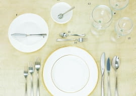 nakrycie stołu, nakrywanie do stołu, stół wielkanocny, zastawa, sztućce