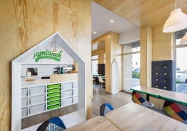 Kawiarnia rodzinna Tymianek w Poznaniu, proj. Mode:lina